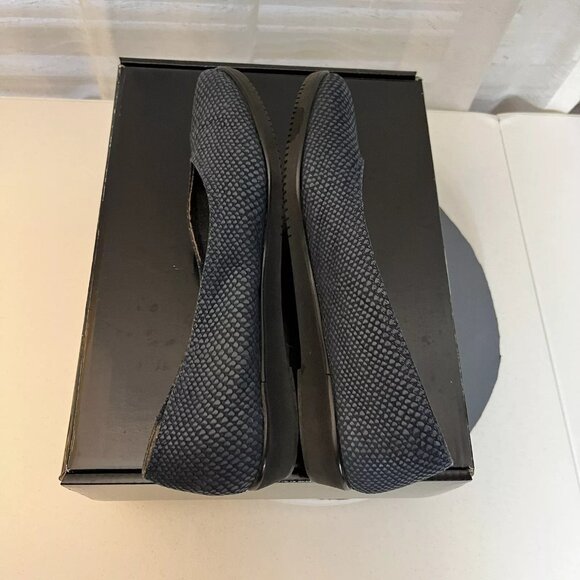 Salvatore Ferragamo Boutique Slip On Shoes Leather Reptile Print Made‎ Italy 6 M - Picture 7 of 10